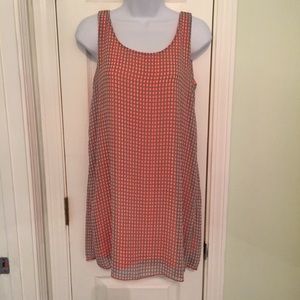 Vibrant Orange Print Renee C. Dress